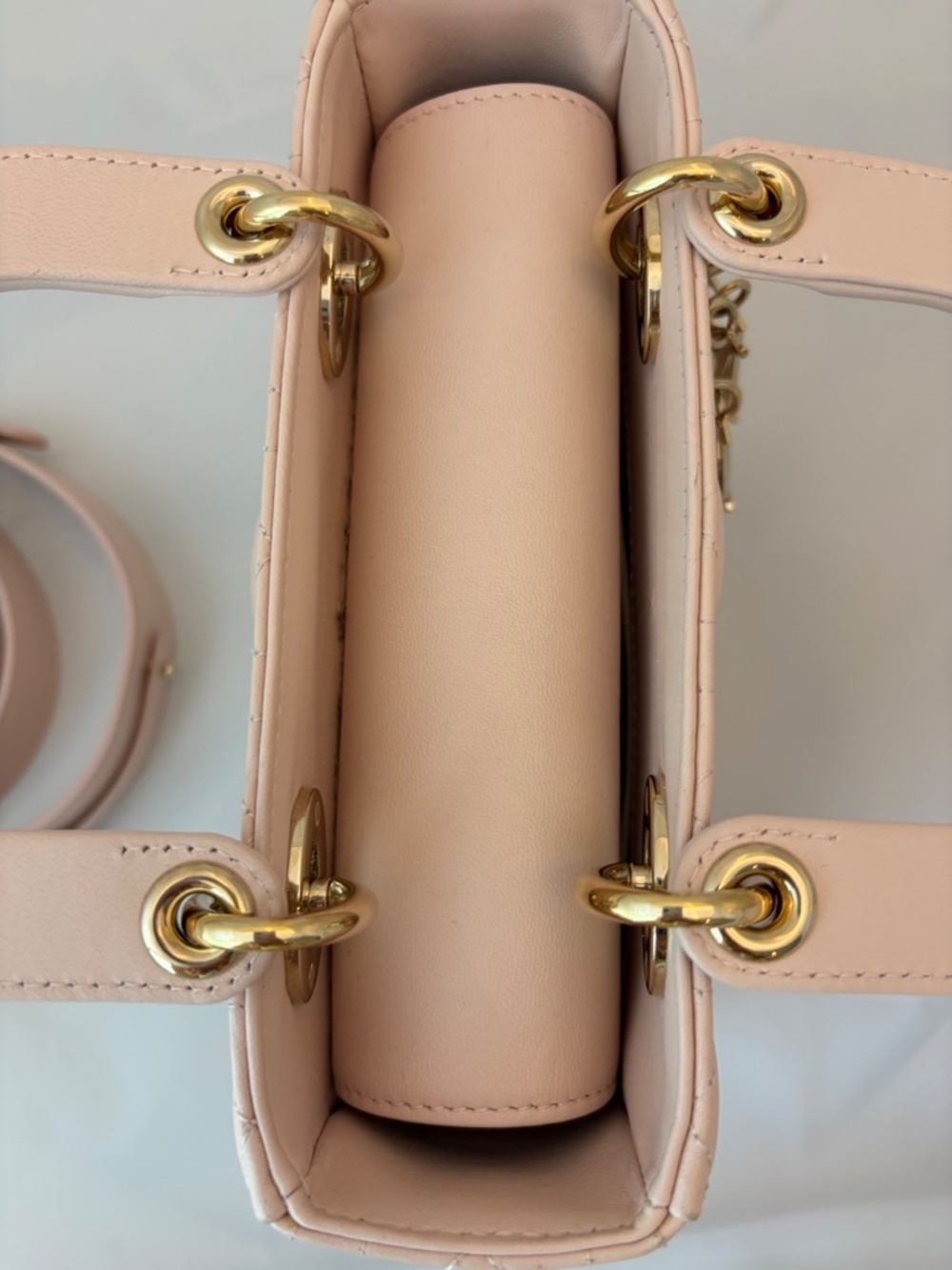 ABC Small Christian Dior Pink Lambskin Bag – Authentic Luxury Icon - Picture 13 of 17